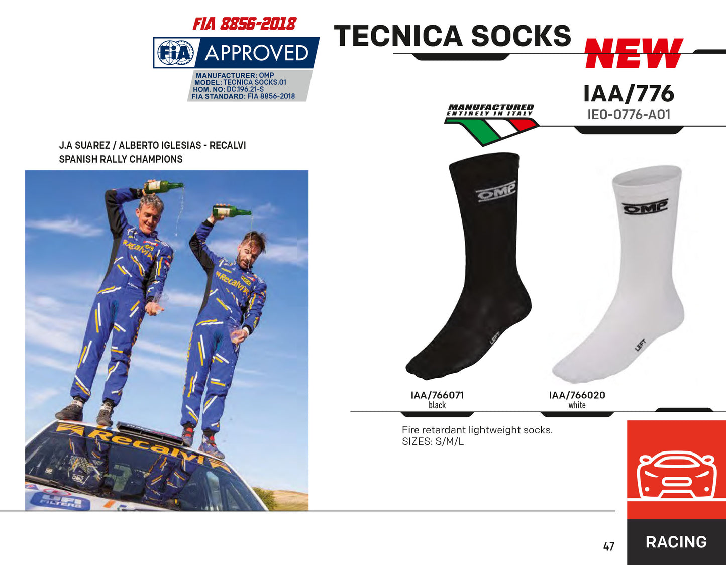 IAA/776 OMP Tecnica Feuerfeste Socken