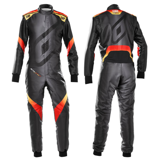 OMP KS ART-X Kartanzug Kartfahrer-Overall, neues Design, FIA 8877-2022 zugelassen