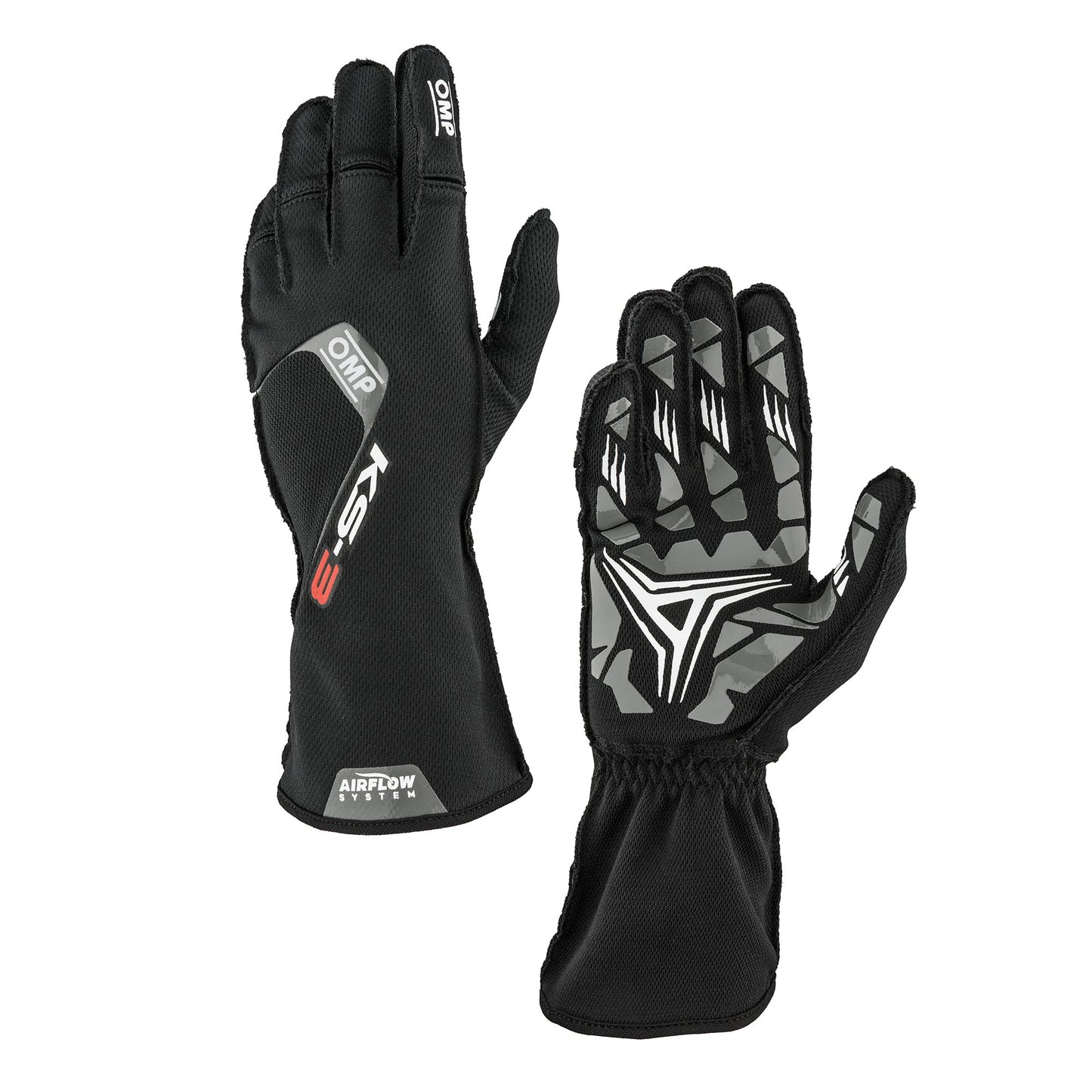 KB0-2756 2026 OMP KS-3 KS3 Karting Gloves Airflow System Breathable High Grip