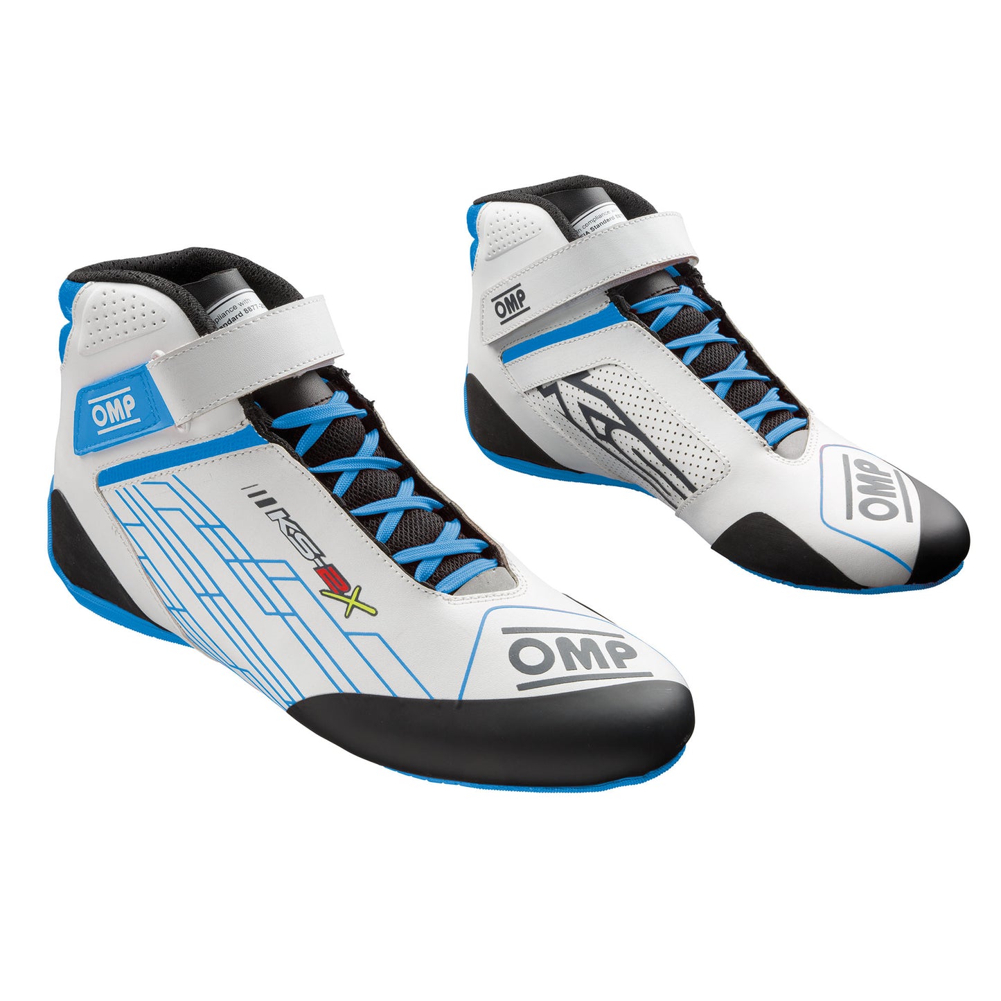 KC0-0839 2026 OMP KS-2X Kids Karting Boots Boys Kart Shoes Child Youth FIA 8877