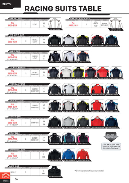 OMP CIRCUIT EVO 2 Sturzhelm, Integralhelm, Kartfahren, Track Days ECE in 3 Farben!