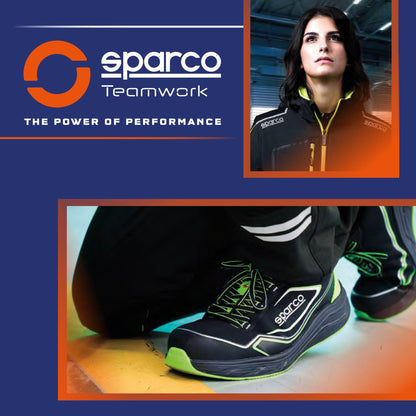 2026 Sparco S-PIKE 02 Mechanic Trainers Shoes Water Resistant EN ISO Safety