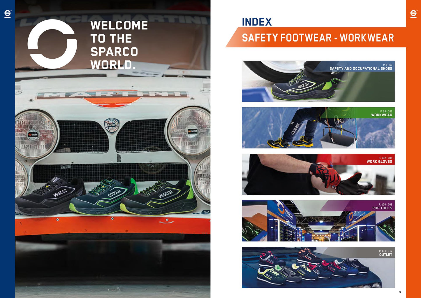 2026 Sparco S-PIKE 02 Mechanic Trainers Shoes Water Resistant EN ISO Safety
