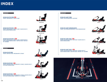 Sparco EVOLVE KART PRO Junior Seat Sim Rig Chassis für Kinder bis 12 Jahre