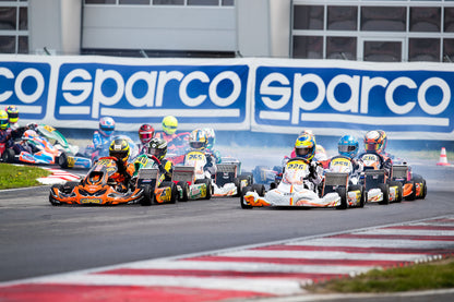 00260NR Sparco CRW Kart-Handschuhe, regenfestes Neopren für Kartrennen bei nassem Wetter