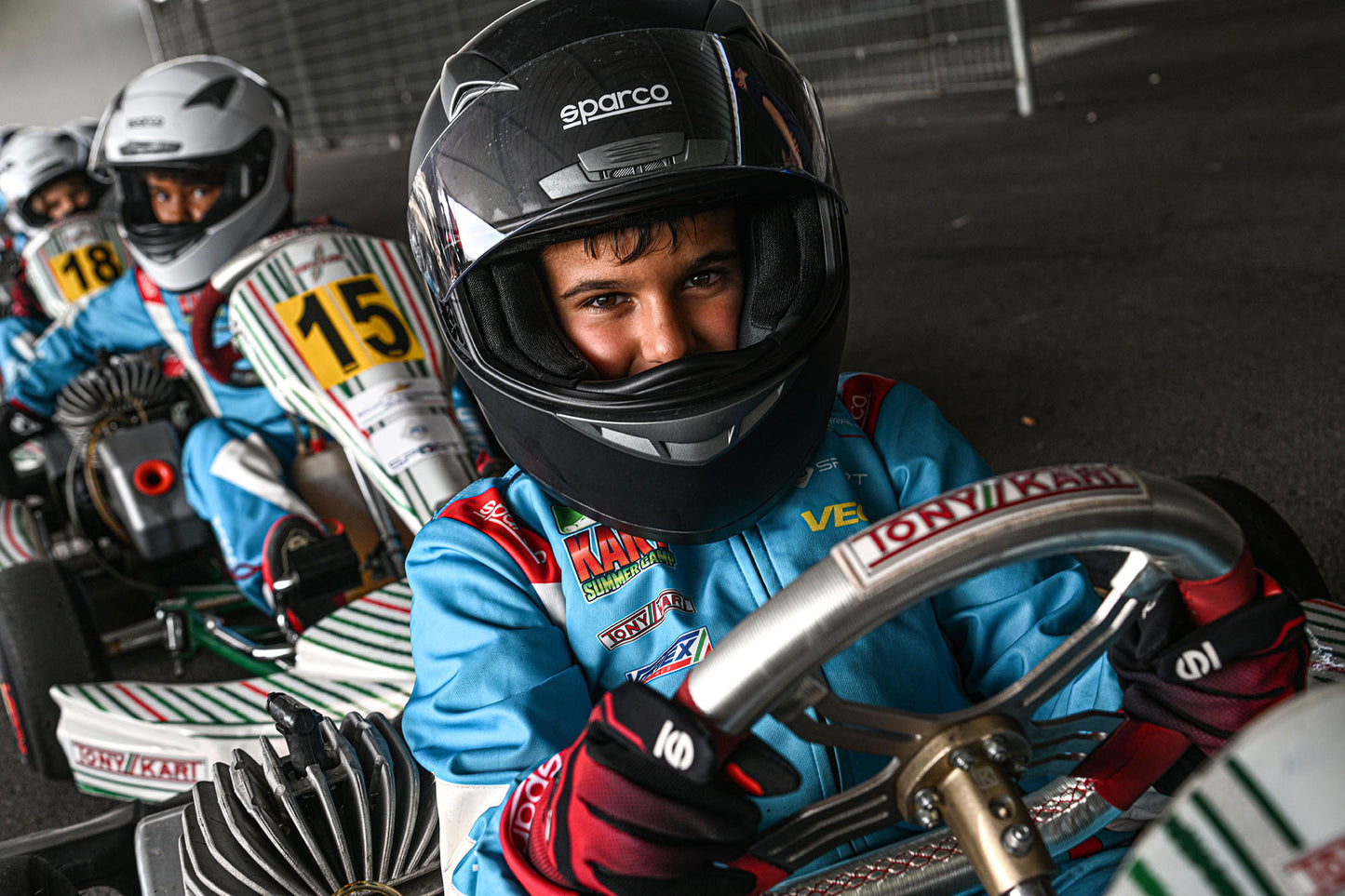 00260NR Sparco CRW Kart-Handschuhe, regenfestes Neopren für Kartrennen bei nassem Wetter