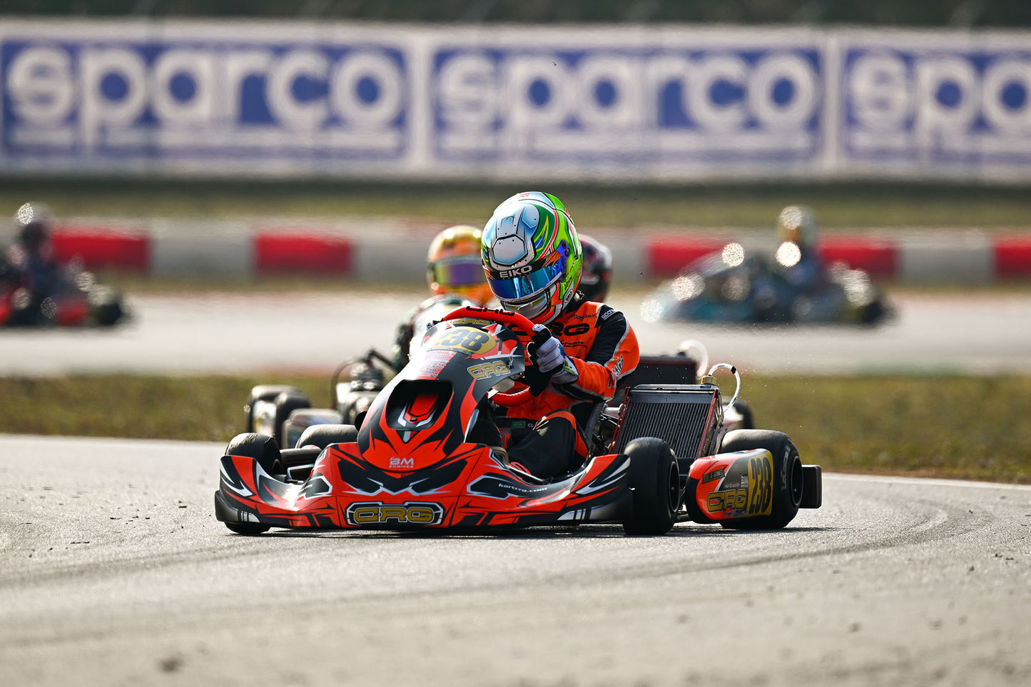 00260NR Sparco CRW Kart-Handschuhe, regenfestes Neopren für Kartrennen bei nassem Wetter