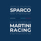 Sparco Martini Racing Ladies Polo Shirt Lady Lancia World Rally Teamwear Fanwear