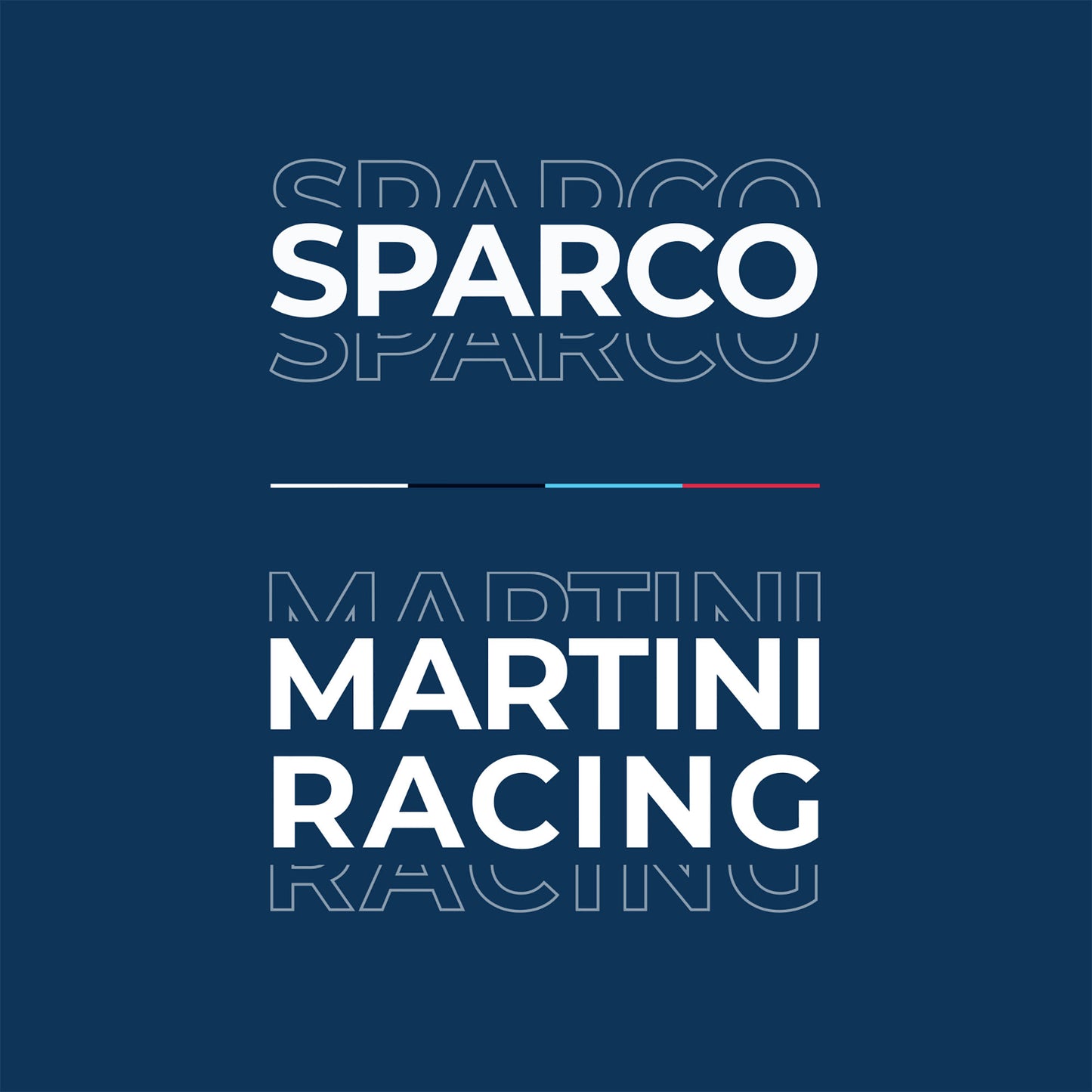 Sparco Martini Racing Baseballkappe, Marineblau, 100 % Polyester mit Wildledereffekt