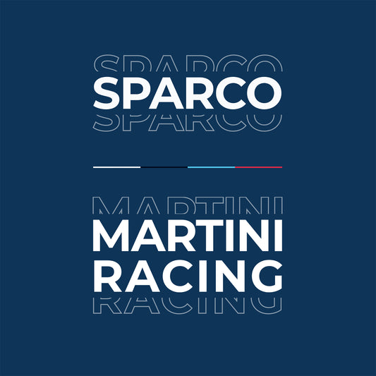 01398MR Neues 2023 Sparco Martini Racing Damen-T-Shirt in Damen- und Mädchengrößen