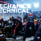 02419 Neue technische Weste 2023 von Sparco für Mechanic Workwear Pitcrew Team