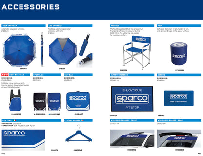 Sparco Paddock Stuhl Leichtgewicht Aluminiumrahmen Motorsport Hospitality Racing