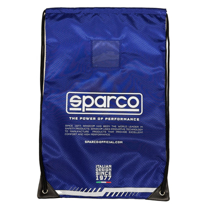 Sparco Racing Boot Bag Karting Carry Bag Drawstring BLUE 33x51cm Genuine Product