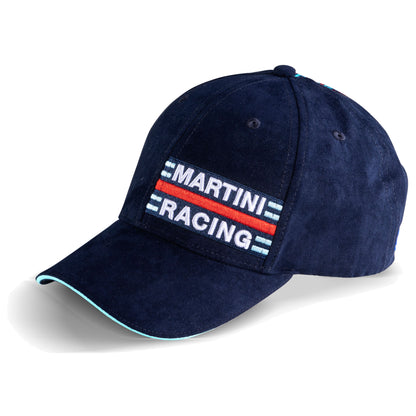 Sparco Martini Racing Baseballkappe, Marineblau, 100 % Polyester mit Wildledereffekt