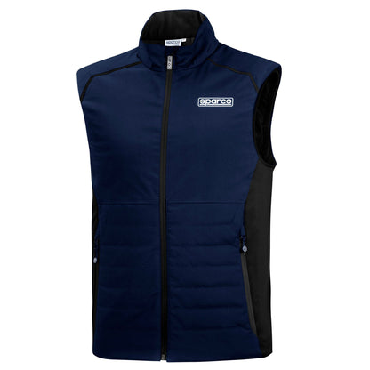 Sparco Racing Gilet, gepolsterte Weste, Bodywarmer, winddicht und mit Innenfutter