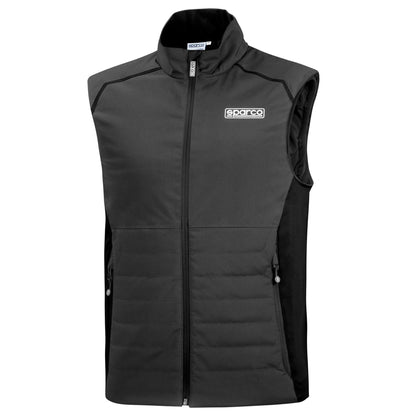 Sparco Racing Gilet, gepolsterte Weste, Bodywarmer, winddicht und mit Innenfutter