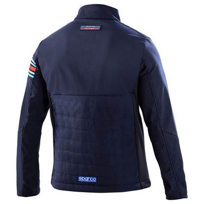 Sparco Martini Racing Softshell-Fleecejacke aus 3-lagigem technischem Gewebe