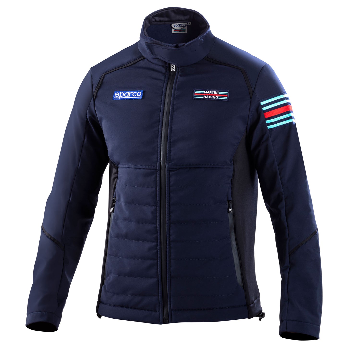 Sparco Martini Racing Softshell-Fleecejacke aus 3-lagigem technischem Gewebe