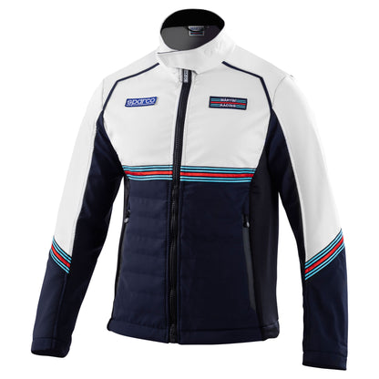 Sparco Martini Racing Softshell-Fleecejacke aus 3-lagigem technischem Gewebe