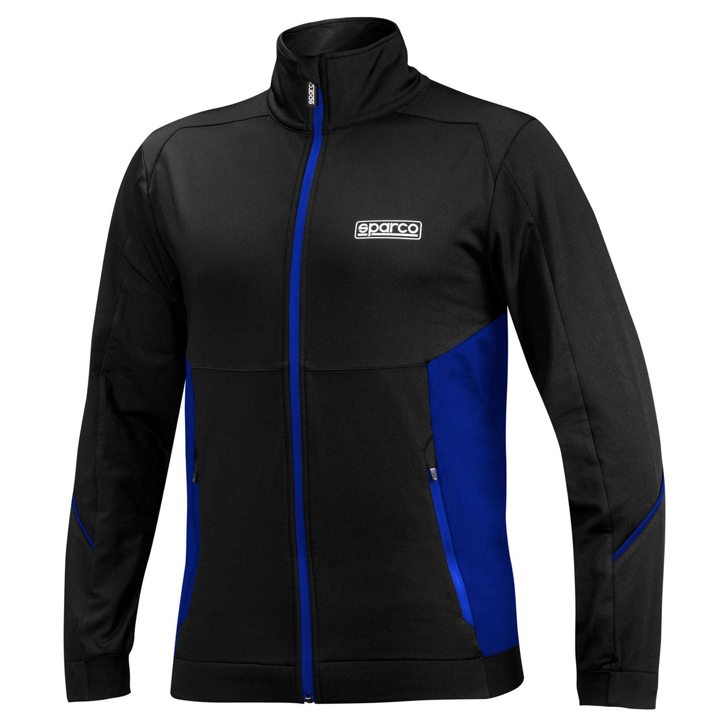 Sparco Racing Herren Sweatshirtjacke mit durchgehendem Reißverschluss, Teamwear, Sportbekleidung, Freizeitkleidung