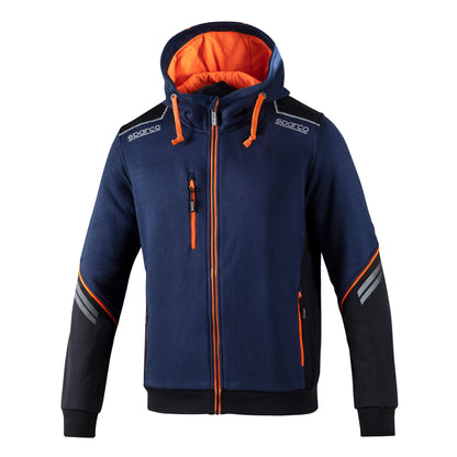 02414 Sparco Racing Technical Full Zip Hoodie Kapuzenpullover Mechaniker Arbeitskleidung