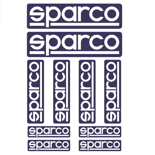 09003 Sparco Logo Motorsport-Aufkleberpaket