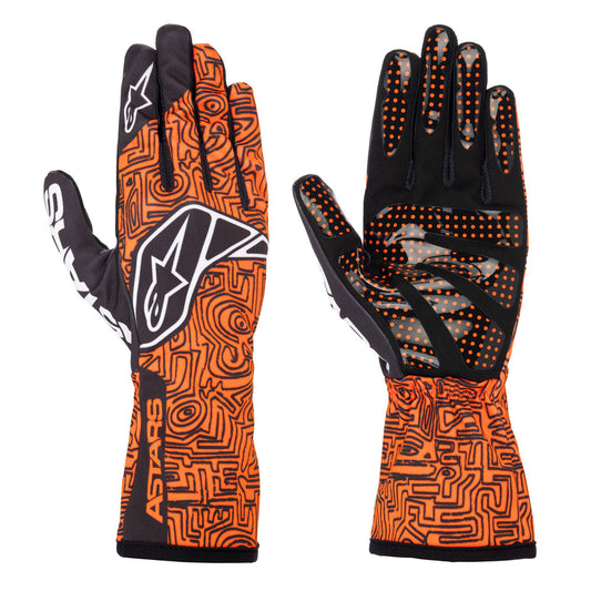 Neu! 3553023 Alpinestars 2023 Tech-1 K Race V2 Kart-Handschuhe, vertikales Design